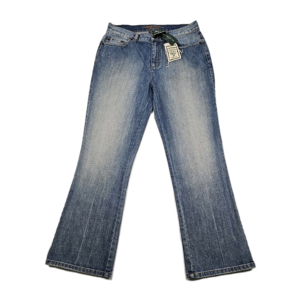 Lauren Jeans Co Premium Denim Womens 8P Ralph Lauren Bootcut Western Pre Washed